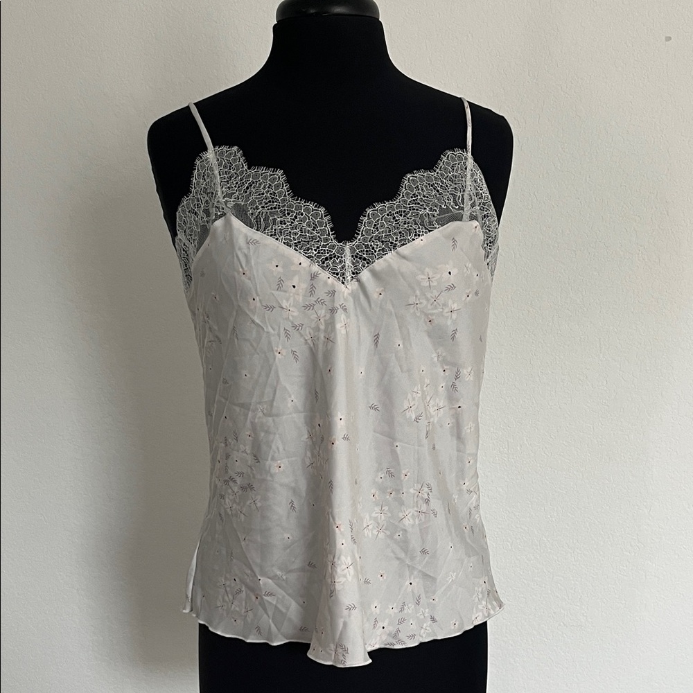 Victoria’s Secret Elegant Lace Trim Camisole Top